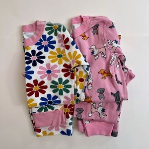 2 pack Hanna Andersson Organic Cotton Pajamas size 10 long sleeve
